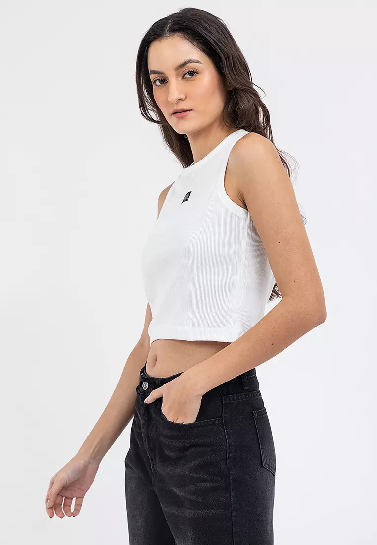 Ladies OG Halter Top White