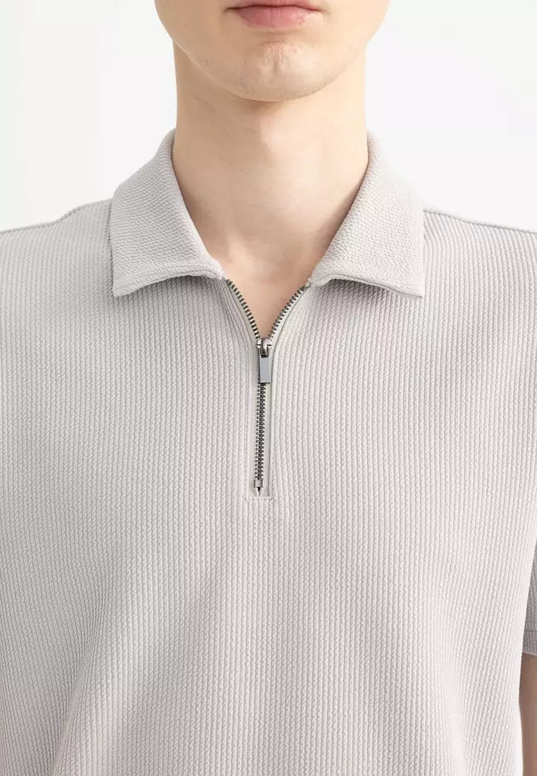 Zip Polo Shirt