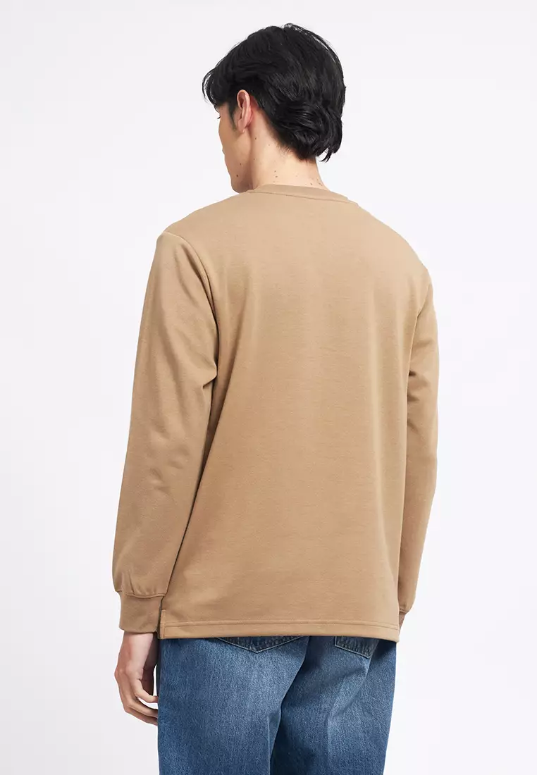 Double Knit Long Sleeve T-Shirt