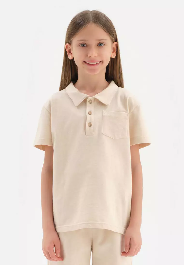 polo neck t shirts for girls