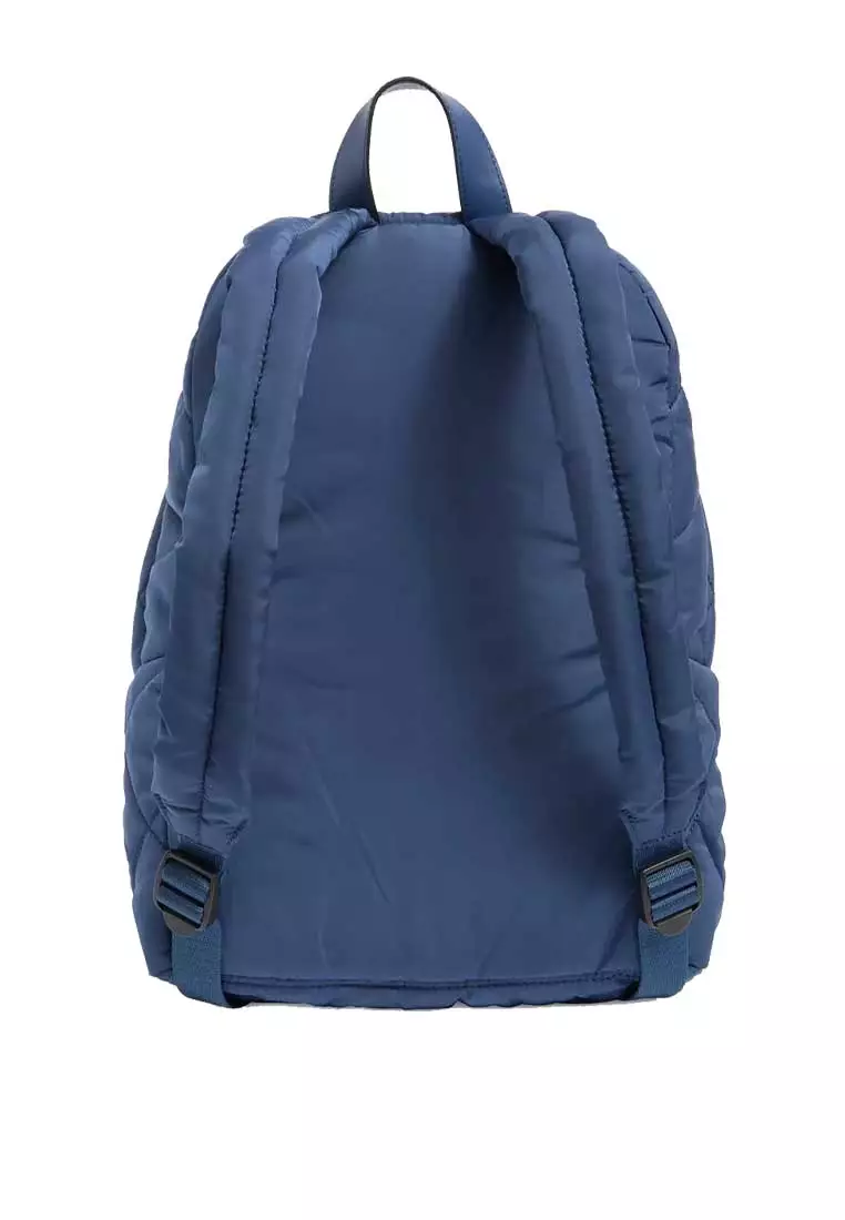 Quilted Nylon Backpack Azure Blue M0011321