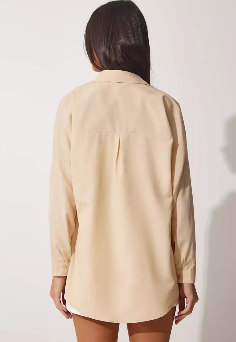 Oversize Long Basic Shirt