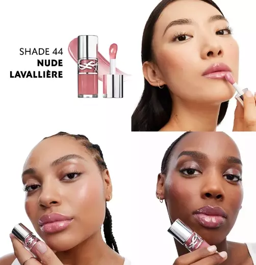 YSL Loveshine Plumping Lip Oil Gloss - 44 Nude Lavalliere