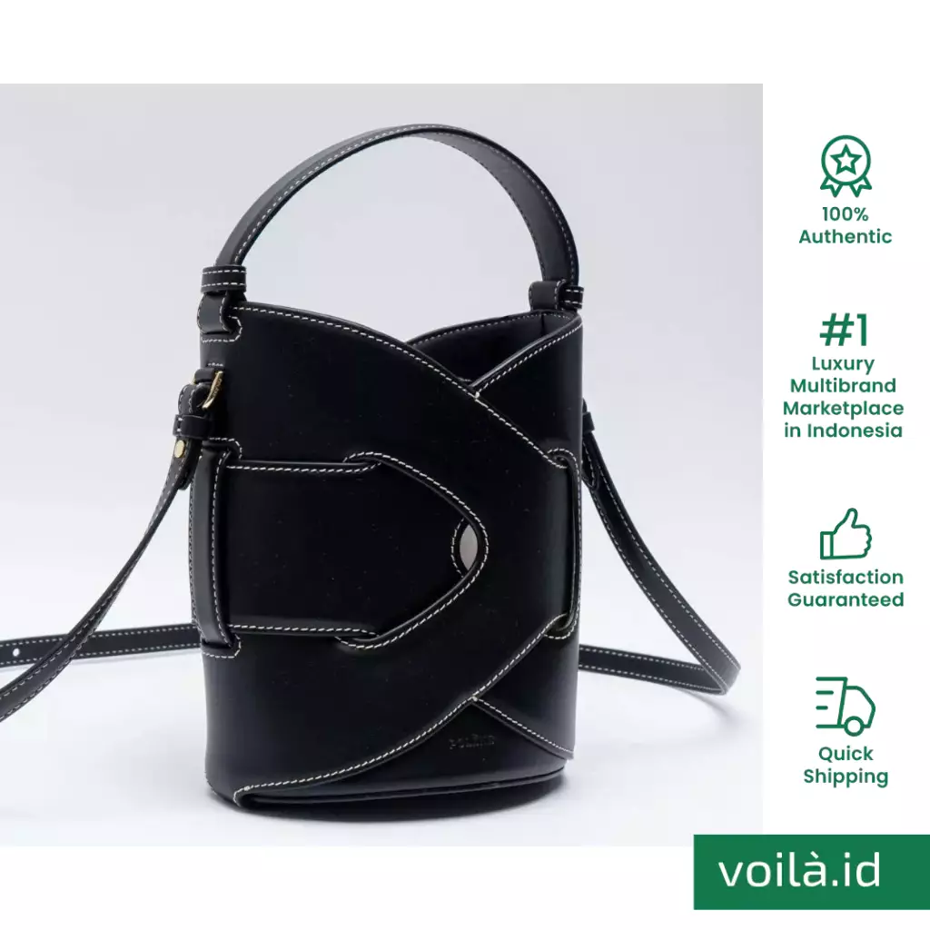 Nodde Seau Bucket Bag Black