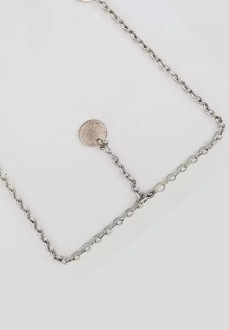 Flora Necklace Kalung Wanita Silver