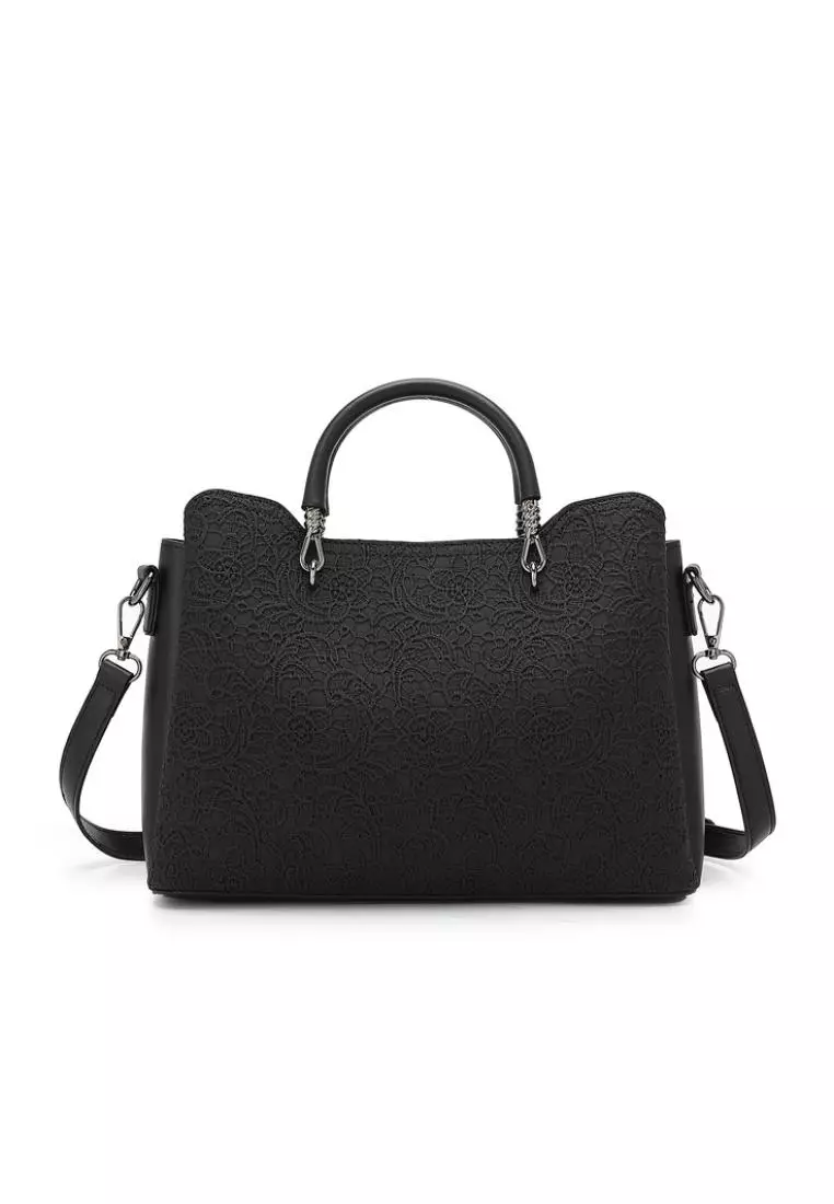 Sergio Rudy Top Handle Handbag Black 10SR15