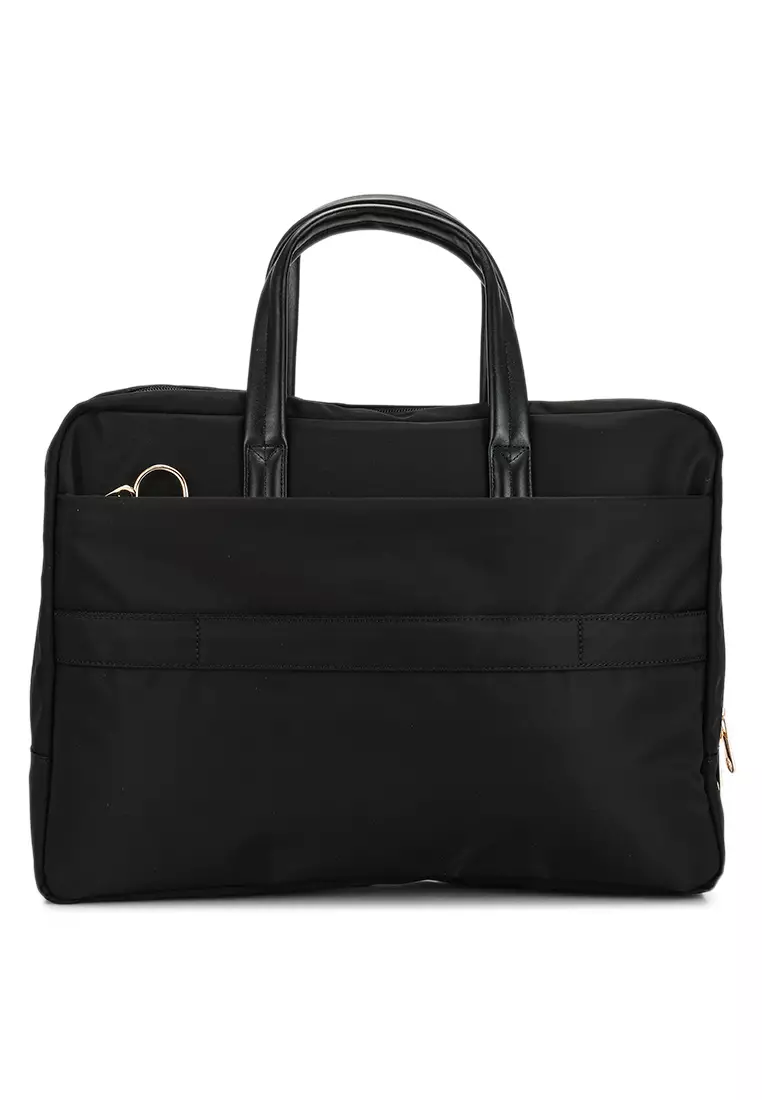 Trimmed Convertible Laptop Bag