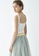 iROO white Front Twist Knitted Tank Top With Lace Strap 261D3AA21264DDGS_5