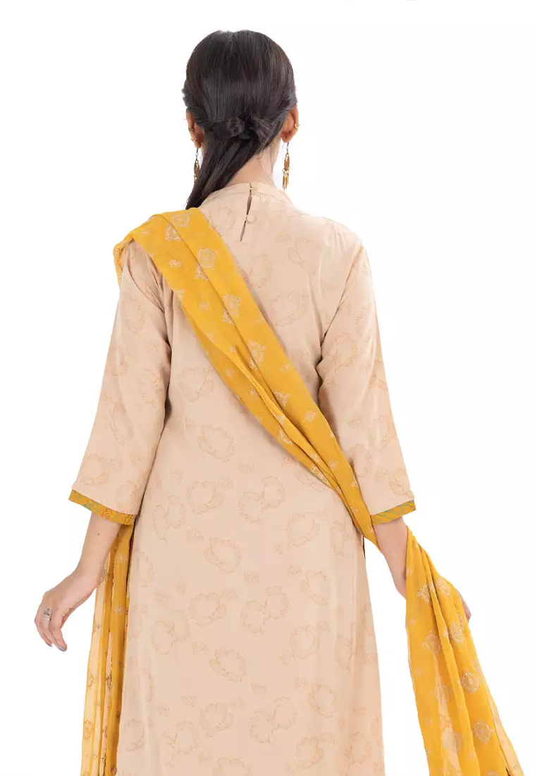 Le Reve 手工制作的镜子装饰 Salwar Kameez