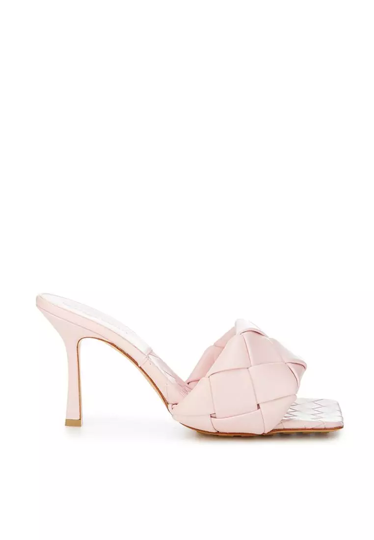 Pink bottega discount veneta heels