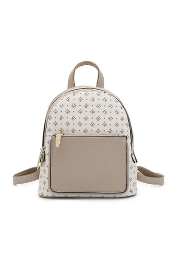 Buy Bethany Roma Bethany Roma Monogram Classy Classic Backpack - White  20BR46 2023 Online | ZALORA Singapore