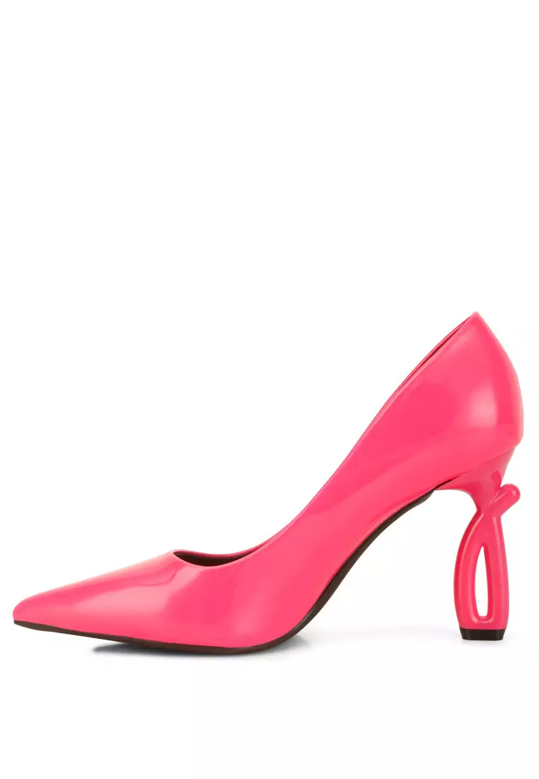 Fuchsia platform clearance heels