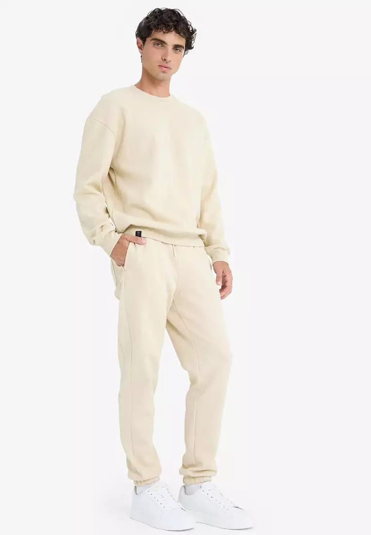 Slim Fit Slim Fit Zipper Pocket Pike Sweatpants D5258Ax25Sp