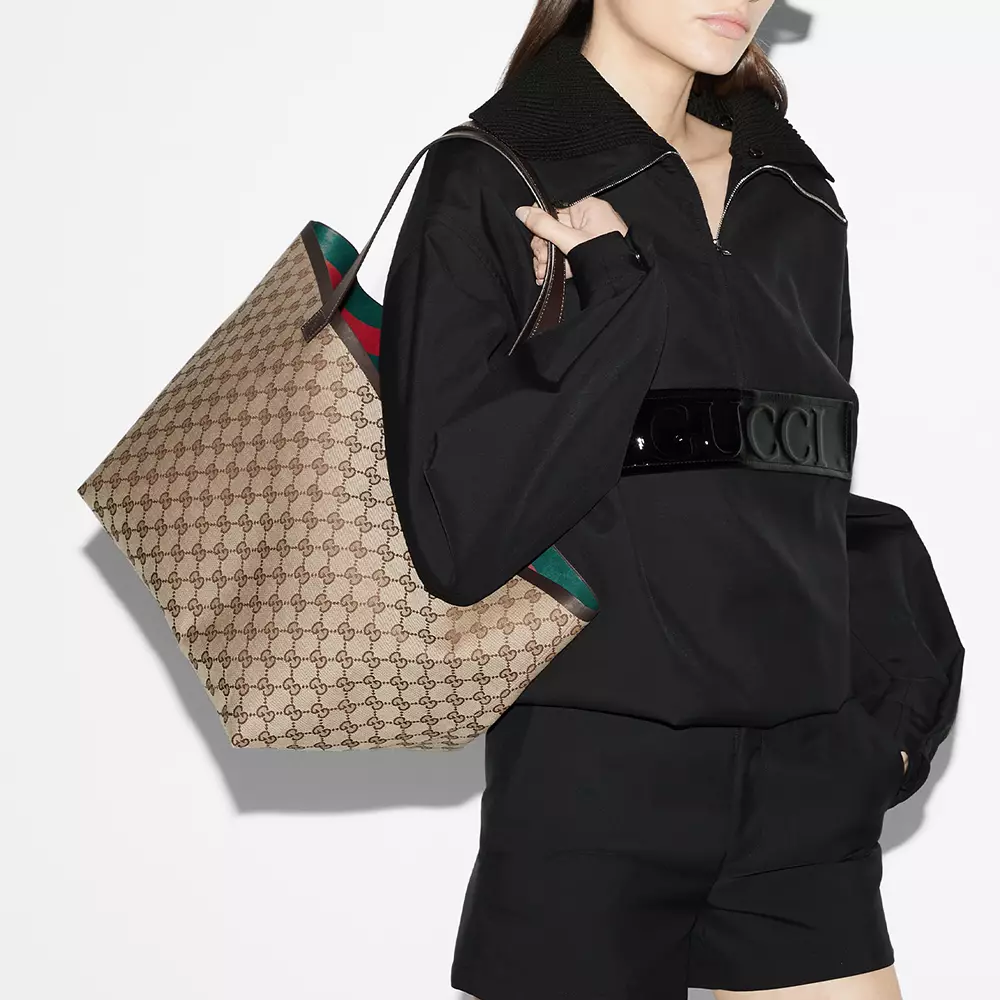 Totissima Medium Tote Bag Beige Ebony