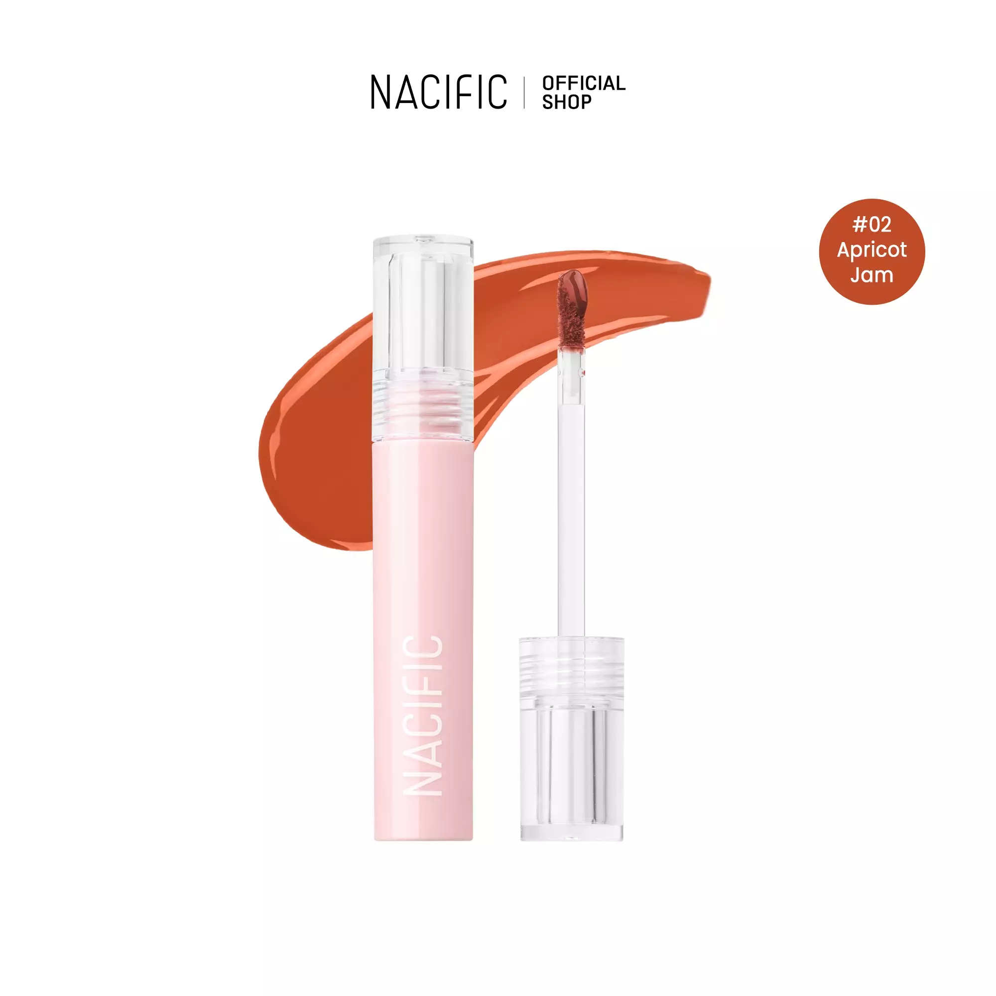 Nacific Glossy Mood Lip Tint - Apricot Jam