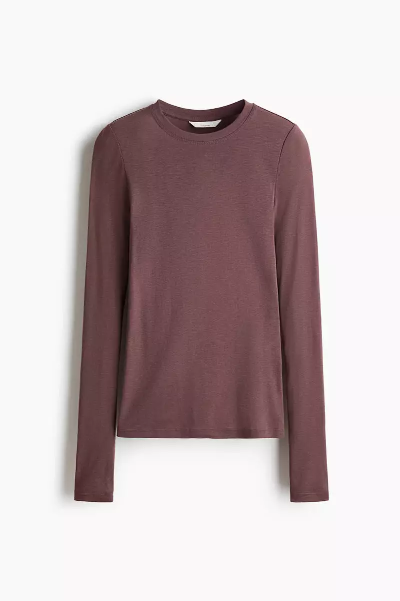 Pima cotton jersey top