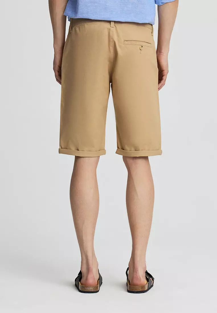Men's Chino Shorts With Cuffs