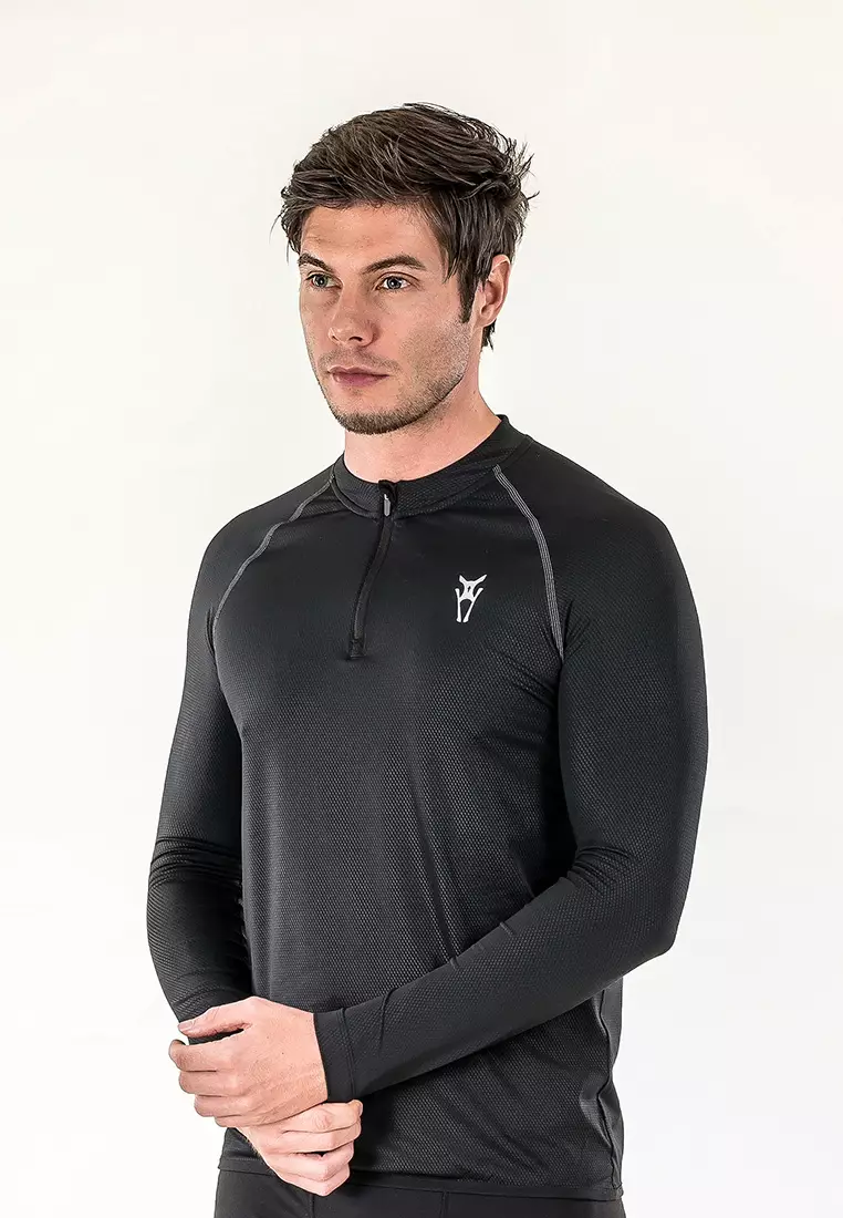 Men Alacrity Long Sleeve Top (Black)