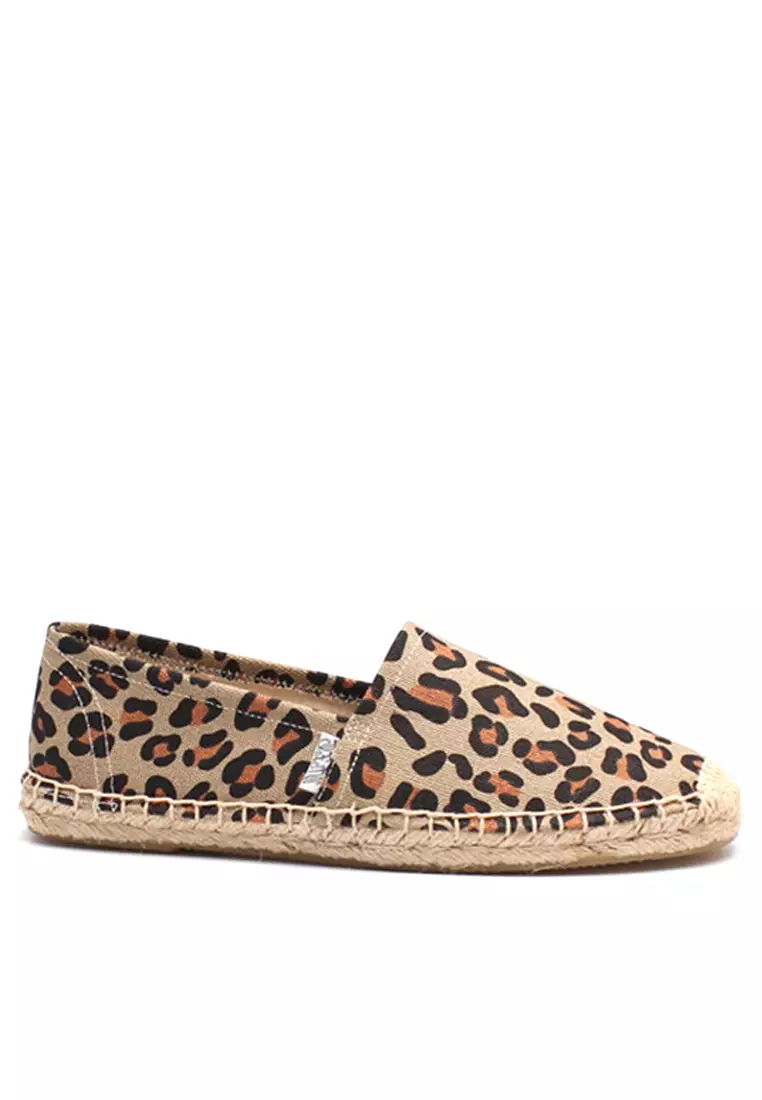 Discount on Twenty Eight Shoes  shoes - SKU: Leopard Canvas Espadrilles Hb5