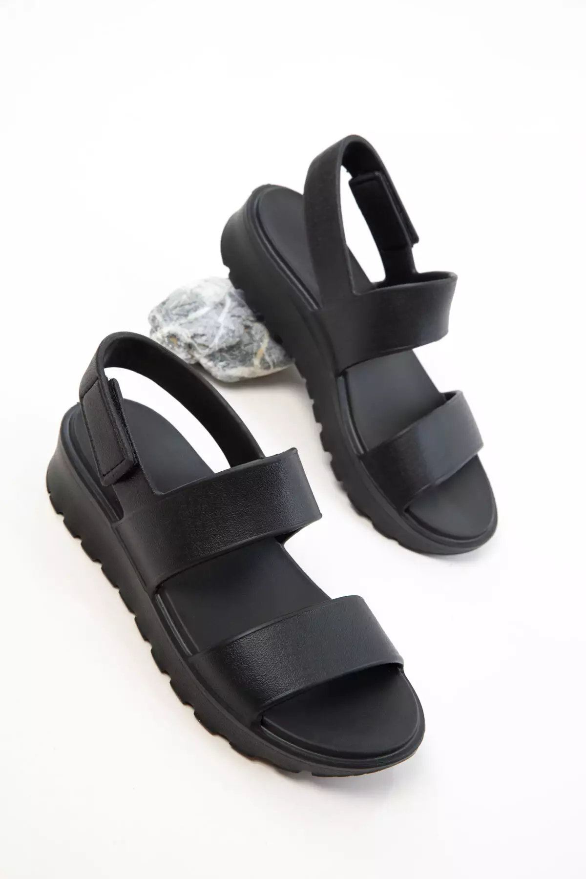Black Women's Sandals 20750