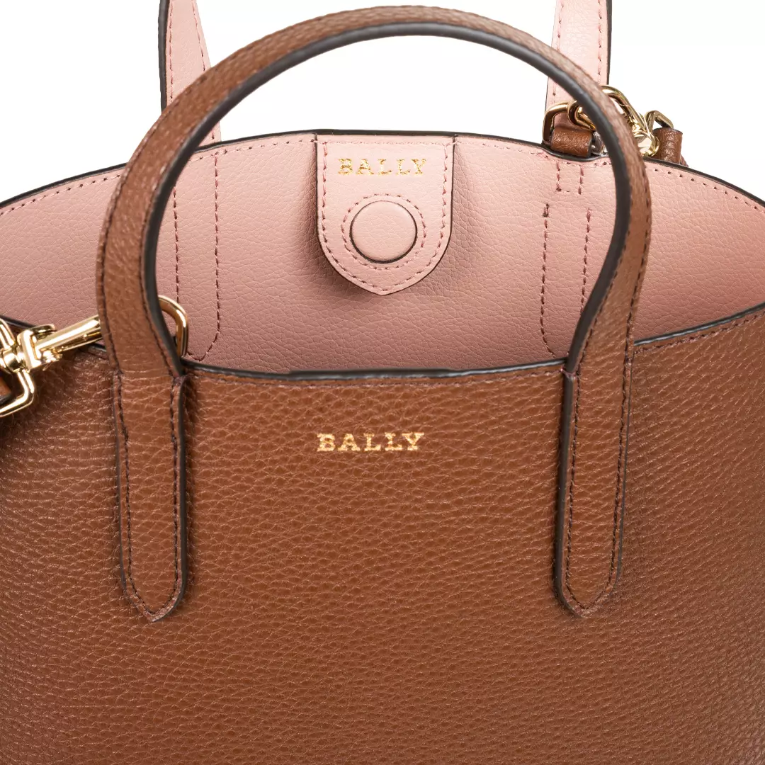 Jual BALLY Bally Rory Leather Sling Hand Bag - Brown Original 2026 ...