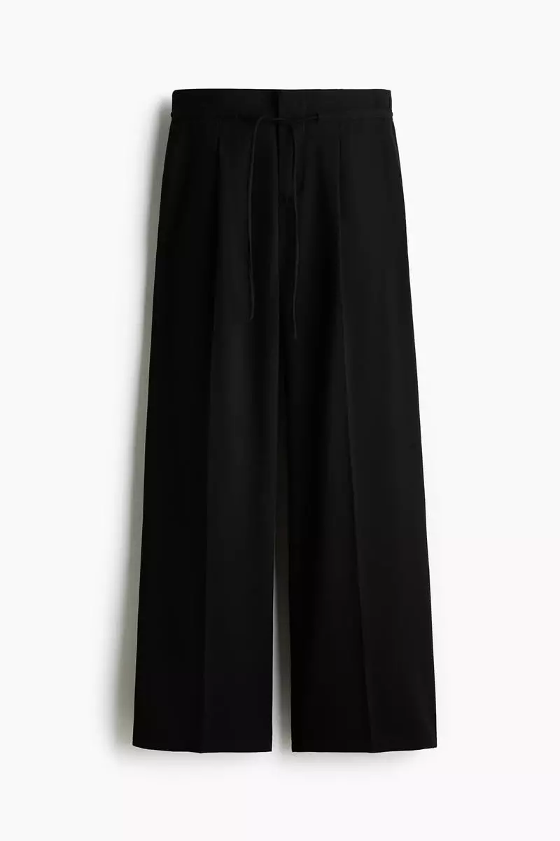 Tailored drawstring trousers