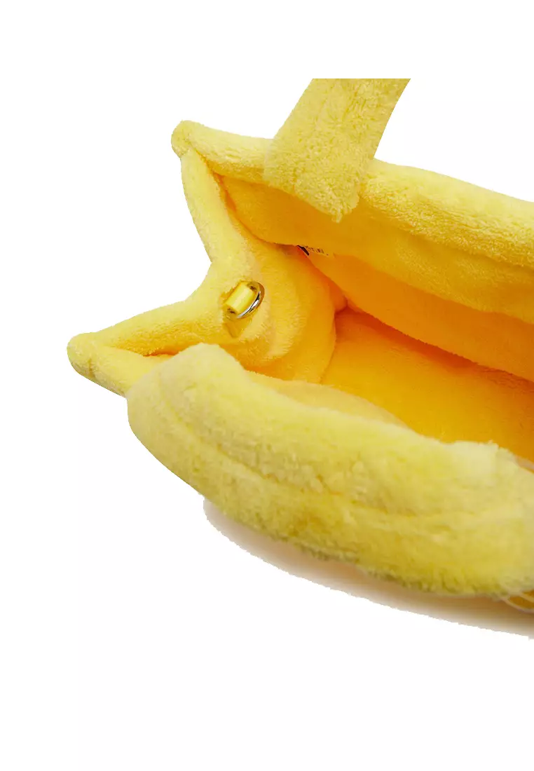 Mini The Tote Terry Cloth Bag Yellow H058M06PF22