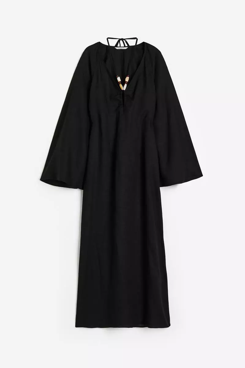 buy-h-m-linen-blend-dress-2023-online-zalora-philippines