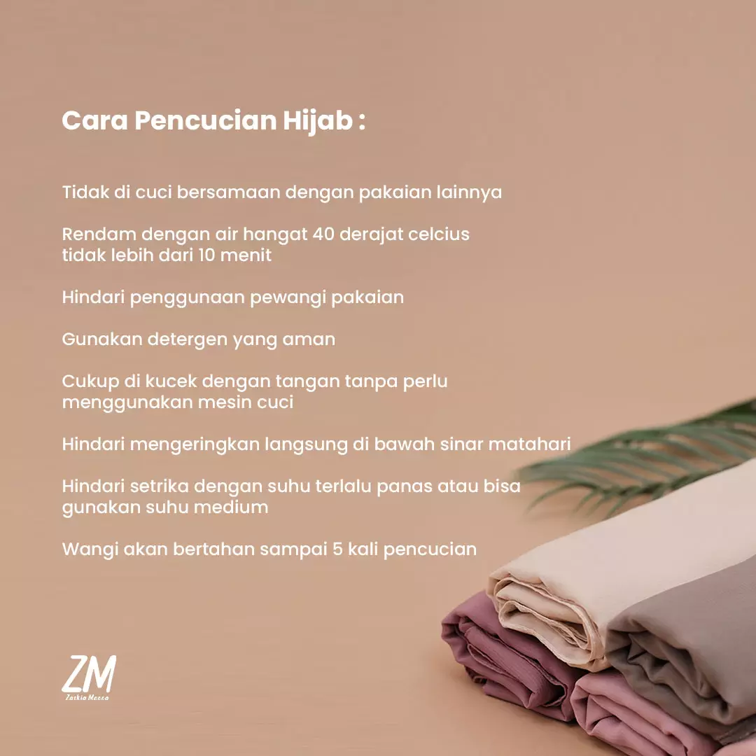 ZM Zaskia Mecca - Chica Steel Pashmina Instant - Jelita Indonesia - Edisi Lamun Ombak