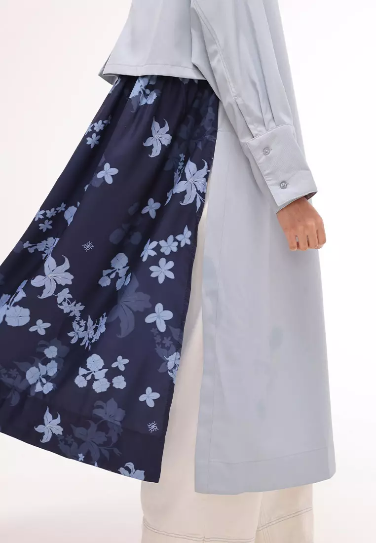 Ria Miranda Ash Blue Arlet Tunic