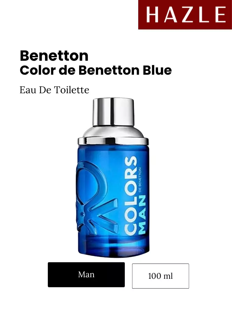 Jual Benetton Colors de Benetton Blue Man EDT 100 ml Original 2026 ...
