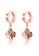 Air Jewellery gold Luxurious Flowers Earring In Rose Gold 73694AC2074548GS_1