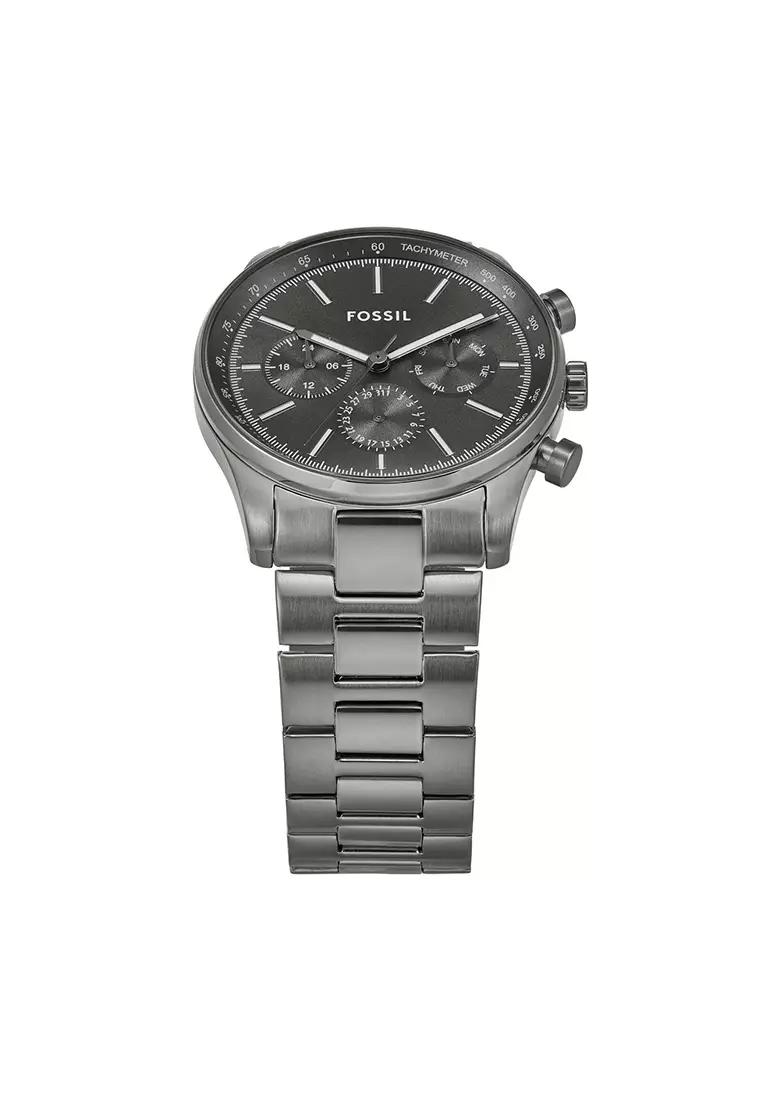 Sullivan multifunction black discount stainless steel watch