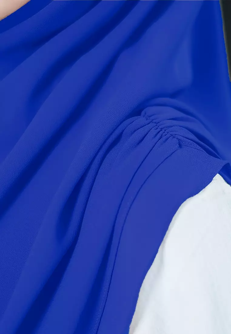 HIJAB INSTAN IRISH - ROYAL BLUE