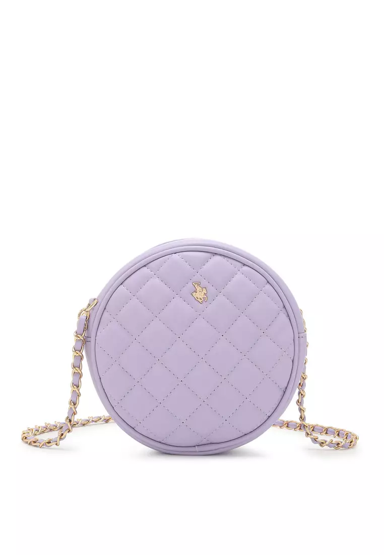 Purple store sling bag