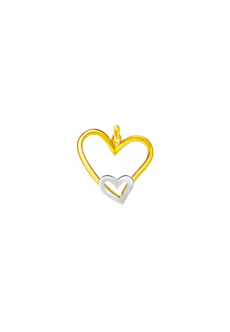 TOMEI Lusso Italia Love On Love Pendant, Yellow Gold 916