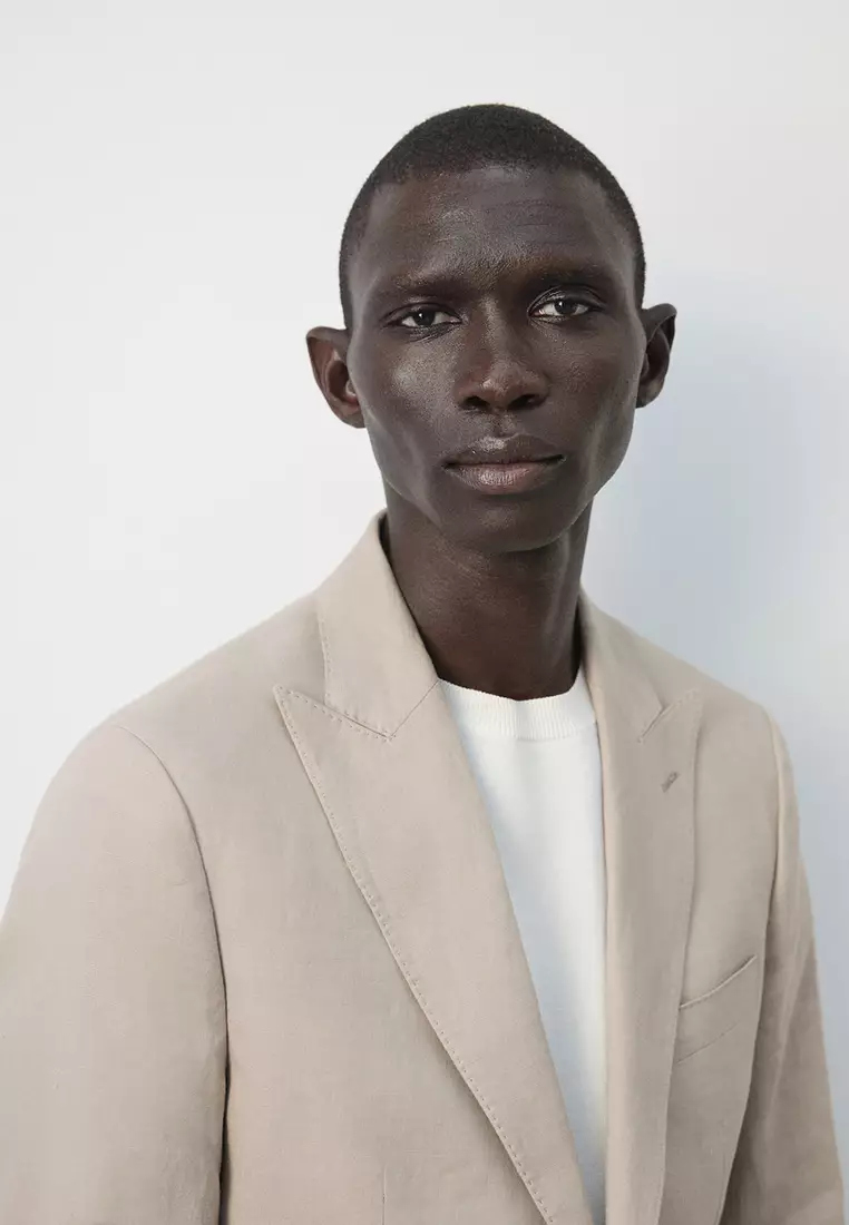 Amalfi 100% Linen Slim-Fit Suit Jacket