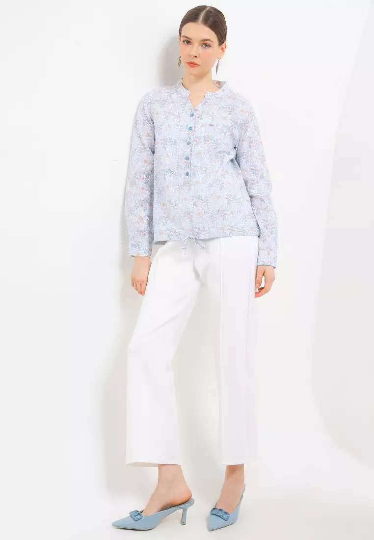 Triset Casual Pakaian Wanita Blouse - TR309840826