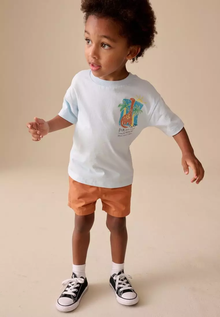 Short Sleeve Back Print T-Shirt