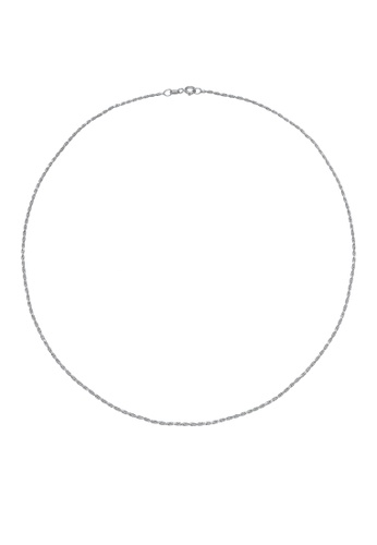ELLI GERMANY silver Necklace Cord Twisted Fine Basic Trend. DE3F1ACB331FE1GS_1