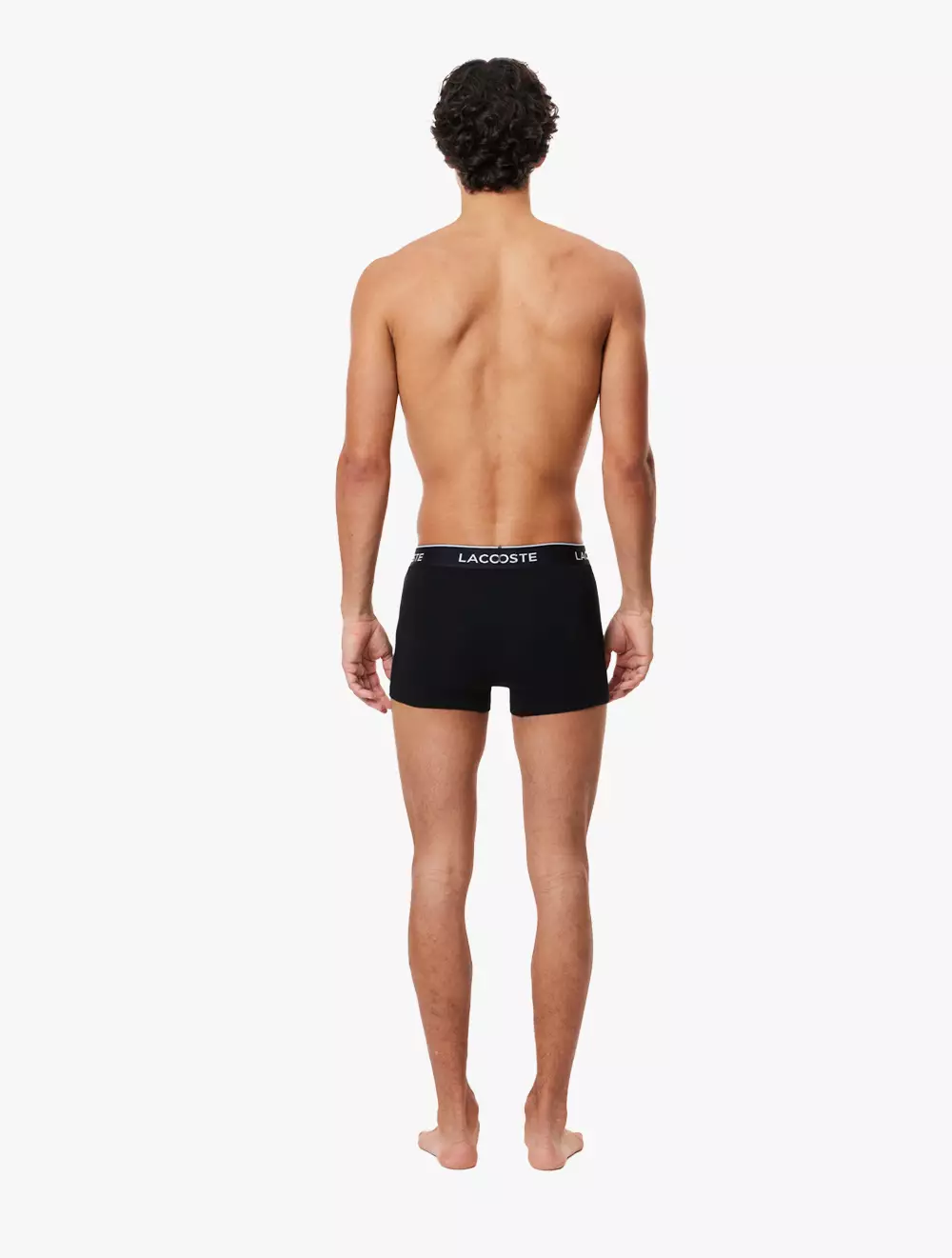 3-Pack Stretch Cotton Trunks - Black