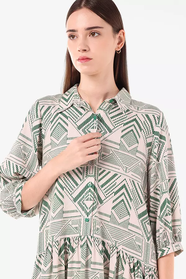 Minimal Moxy Dress Green Warna Green