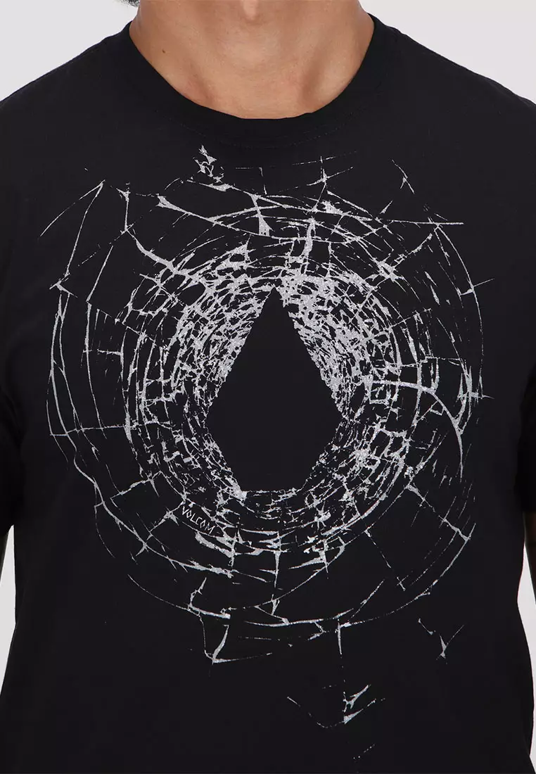 MSF CRACKED STONE SHORT SLEEVE TEE BLACK
