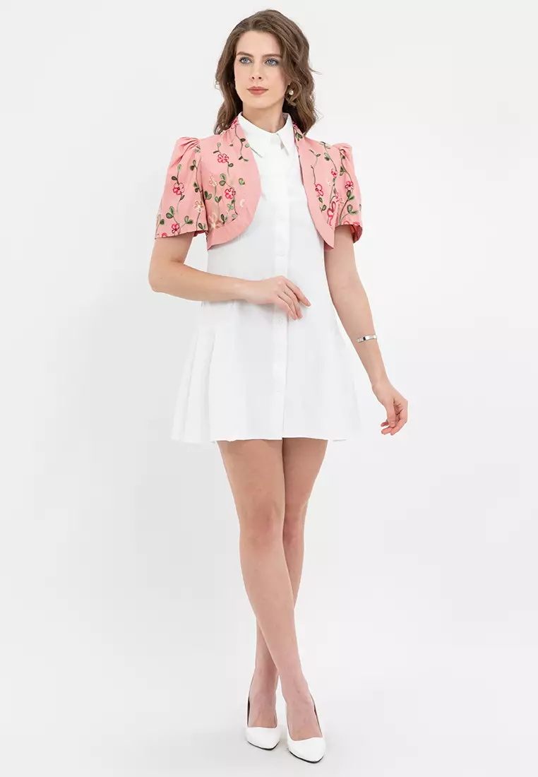 Azali Butterfly Sleeves Filipiniana Bolero