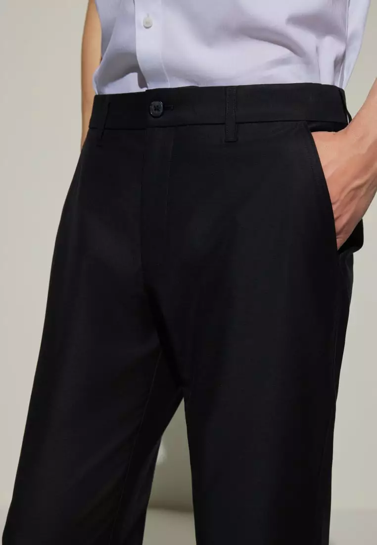 G2000 Cotton Blend Slim Tapered Fit Twill Casual Pants