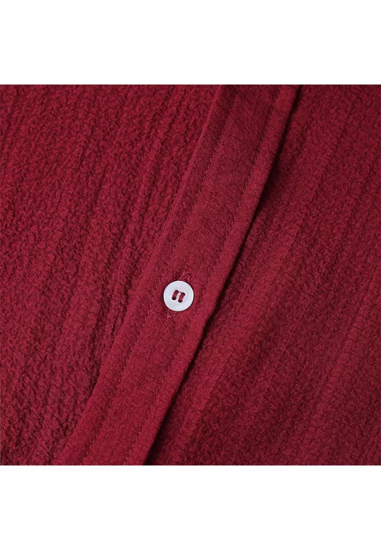 Solid Color Short-Sleeved Shirt YL-A89