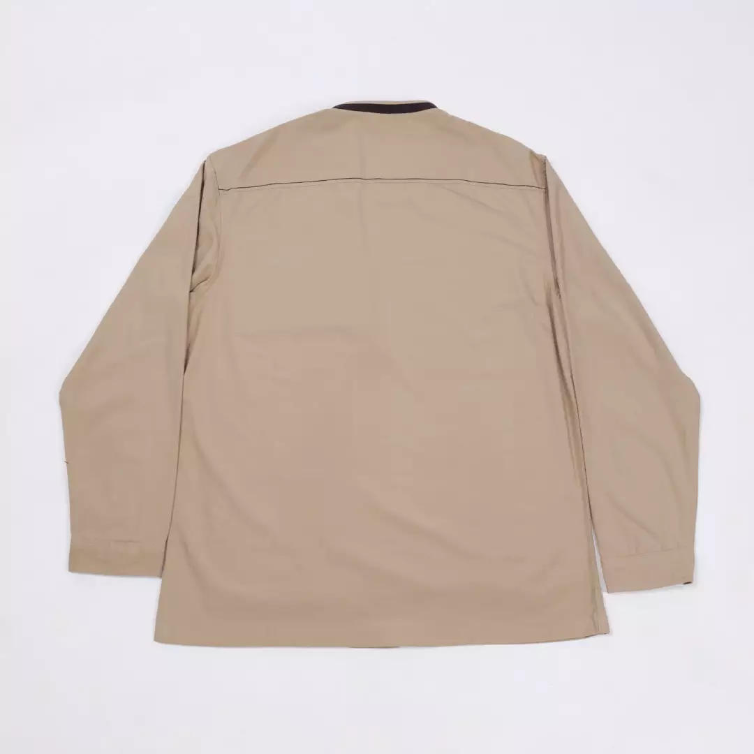 Emba Denim - Aram One Kemeja Koko Pria Lengan Panjang Oversize Khaki