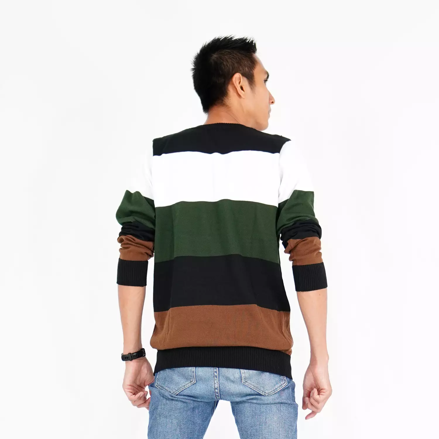 OKECHUKU Bruno Sweater Pria Knit Sweater Rajut Pria Switer Pria Korea