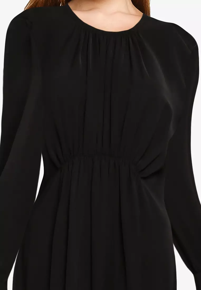 Emmy Crepe Ls Dress