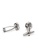 Arden Teal silver Ojeda Chrome Knot Cufflinks 16458AC9D95A9FGS_3